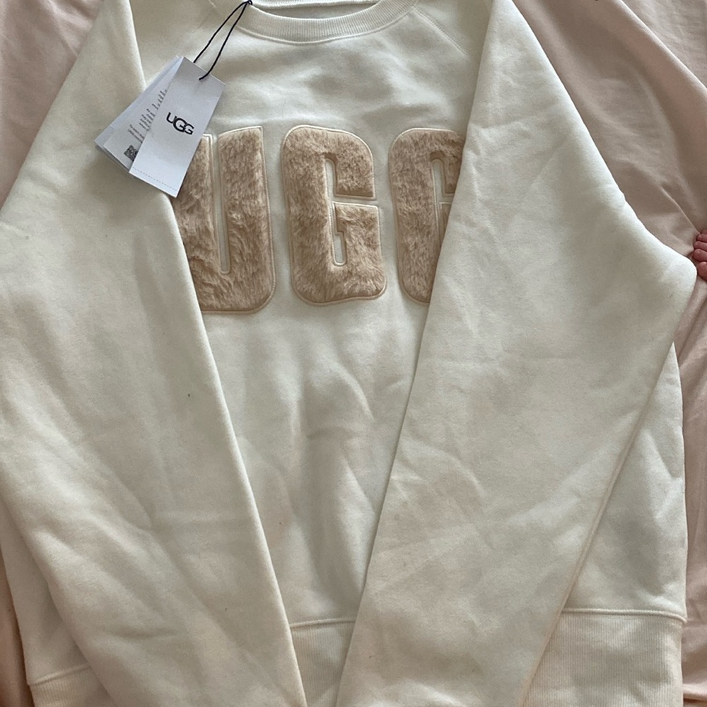 Size Small, Cream, UGG Sweatshirt